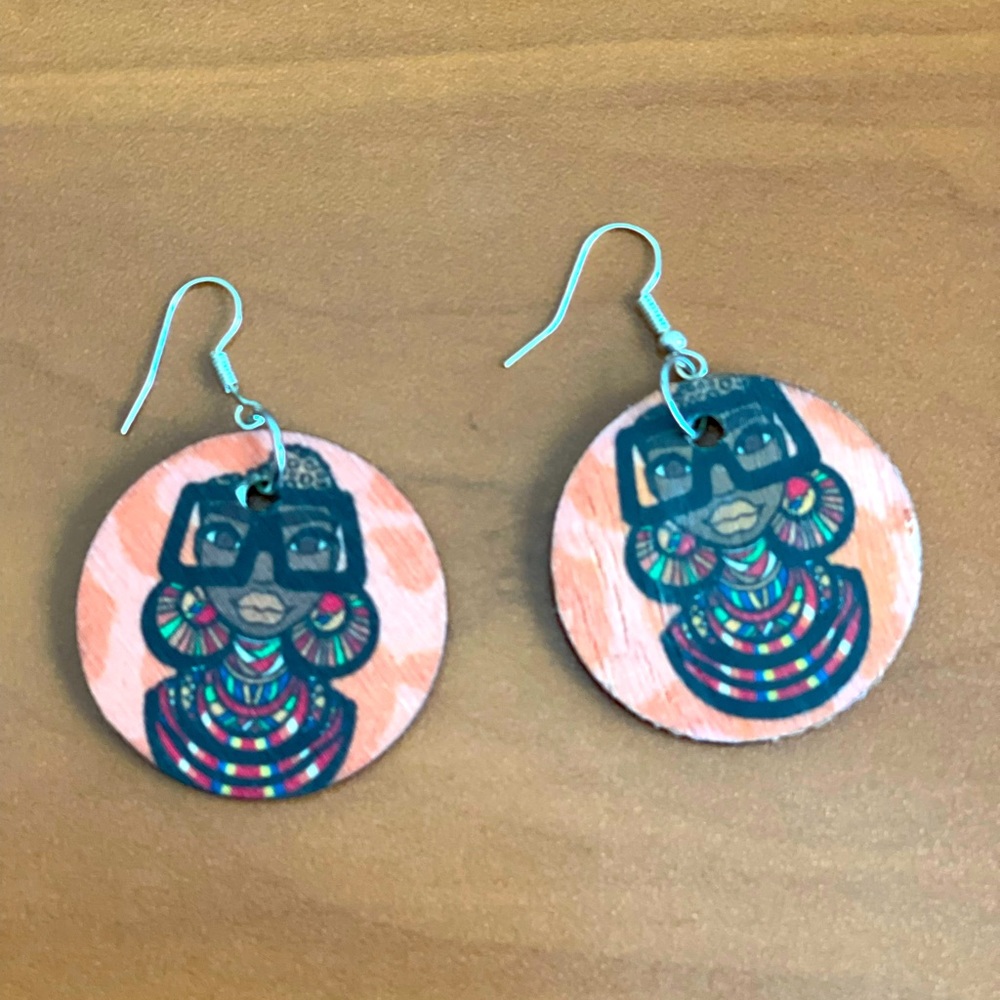 Small Wooden Earrings